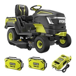 RYOBI RY72TMX107-210 - Traktor mit Akku-Mäher - 72V / 2x10Ah