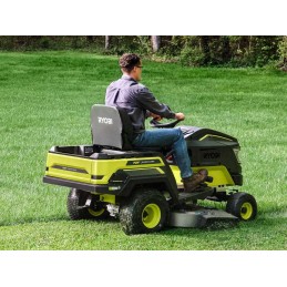 RYOBI RY72TMX107-210 - Traktor mit Akku-Mäher - 72V / 2x10Ah